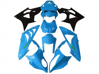 Alien Blue and White 2009-2014 S1000RR Motorcycle Fairing