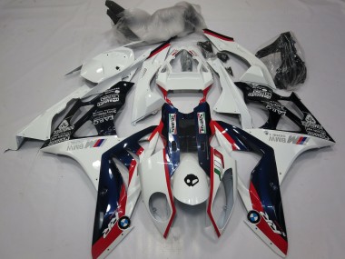 Alien Blue and White 2009-2014 S1000RR Motorcycle Fairing