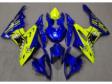 Alien Blue and White 2009-2014 S1000RR Motorcycle Fairing