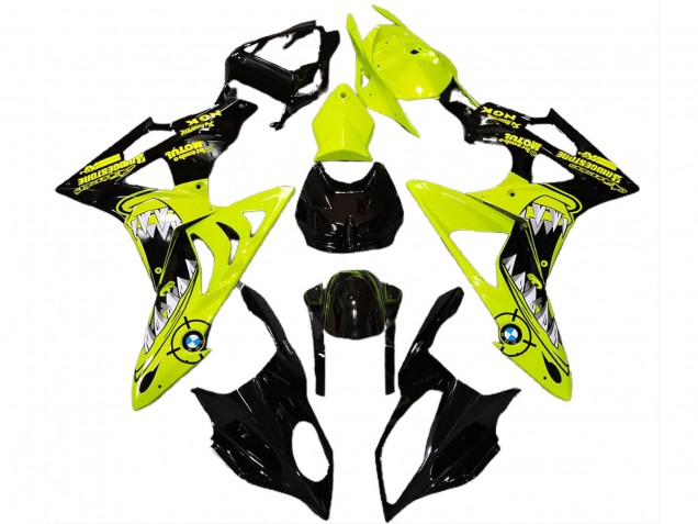 Alien Blue and White 2009-2014 S1000RR Motorcycle Fairing