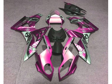 Alien Blue and White 2009-2014 S1000RR Motorcycle Fairing