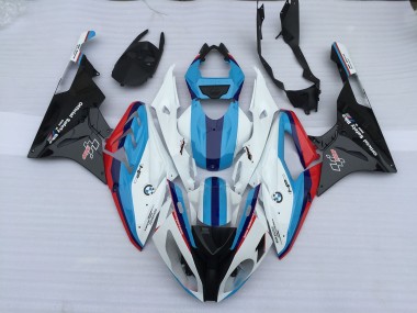 Alien Blue and White 2009-2014 S1000RR Motorcycle Fairing