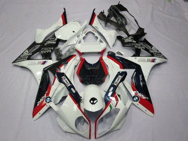 Alien Blue and White 2009-2014 S1000RR Motorcycle Fairing