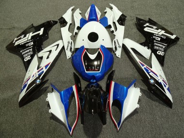 Alien Blue and White 2009-2014 S1000RR Motorcycle Fairing