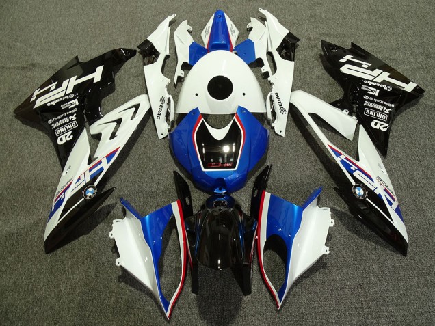 Alien Blue and White 2009-2014 S1000RR Motorcycle Fairing