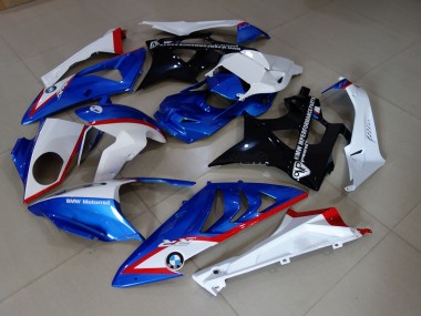 Alien Blue and White 2009-2014 S1000RR Motorcycle Fairing