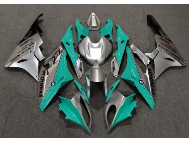 Alien Blue and White 2009-2014 S1000RR Motorcycle Fairing