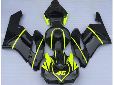 All Black and High Viz 46 2004-2005 CBR1000RR Motorcycle Fairing