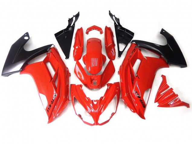 Black 2012-2014 ER6F Motorcycle Fairing Black 2012-2014 ER6F Motorcycle Fairing
