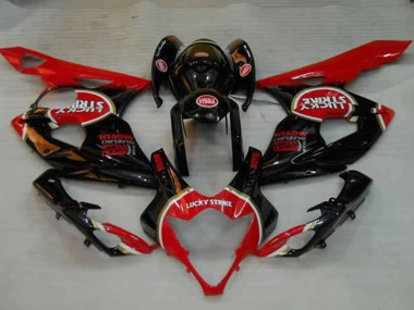 Black Lucky Strike 2005-2006 GSXR 1000 Motorcycle Fairing
