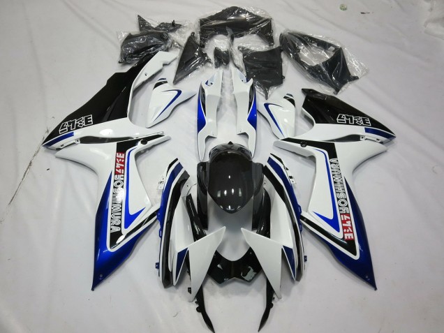 Black Rockstar 2011-2024 GSXR 600-750 Motorcycle Fairing