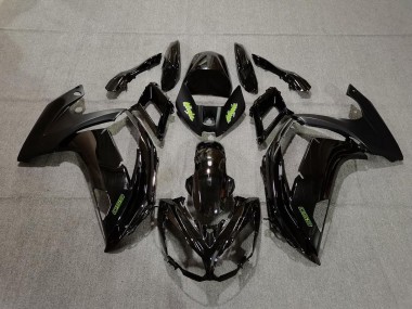 Black and Green 2012-2016 Ninja 650R Motorcycle Fairing