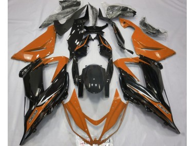 Black and Orange 2013-2018 ZX6R Motorcycle Fairing