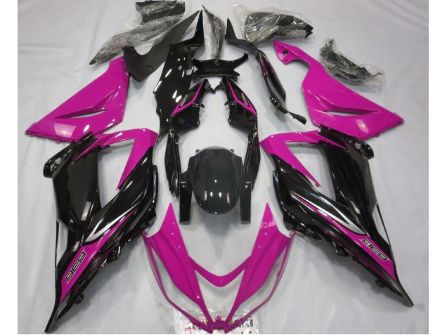 Black and Pink 2013-2018 ZX6R Motorcycle Fairing