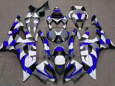 Blue Camo Plain 2008-2016 R6 Motorcycle Fairing