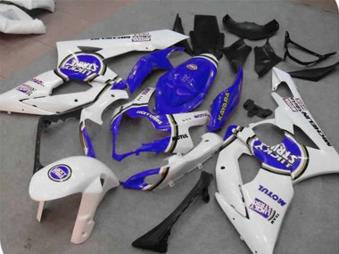 Blue Lucky Strike 2005-2006 GSXR 1000 Motorcycle Fairing
