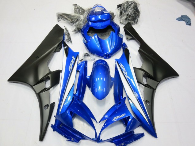 Blue Matte Black 2006-2007 R6 Motorcycle Fairing