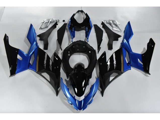 Blue and Black 2018-2023 Ninja 400 Motorcycle Fairing Blue and Black 2018-2023 Ninja 400 Motorcycle Fairing