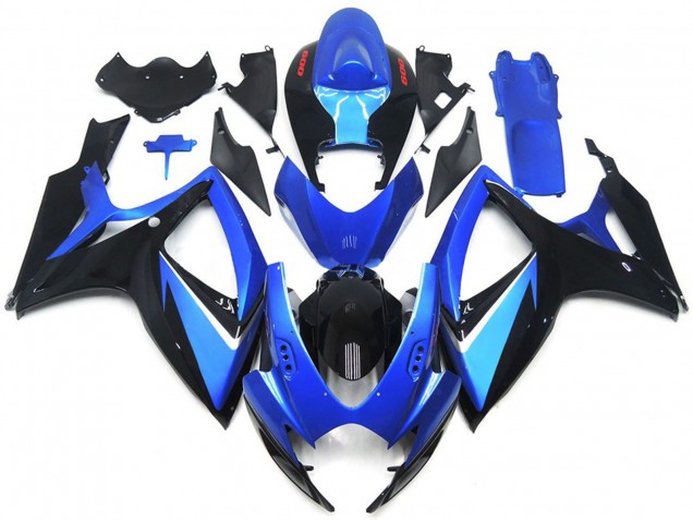 Blue and Black Special 2006-2007 GSXR 600-750 Motorcycle Fairing Blue and Black Special 2006-2007 GSXR 600-750 Motorcycle Fairing