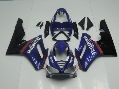 Blue and Red Gloss 2009-2012 Daytona 675 Motorcycle Fairing