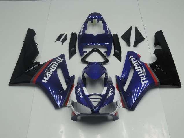Blue and Red Gloss 2009-2012 Daytona 675 Motorcycle Fairing Blue and Red Gloss 2009-2012 Daytona 675 Motorcycle Fairing