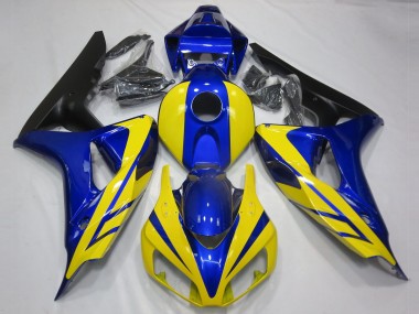 Blue and Yellow 2006-2007 CBR1000RR Motorcycle Fairing