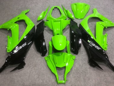 Bright Green & Green R 2016-2019 ZX10R Motorcycle Fairing