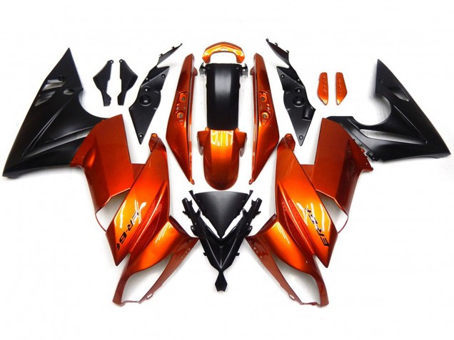 Burnt Orange 2009-2011 Ninja 650R Motorcycle Fairing Burnt Orange 2009-2011 Ninja 650R Motorcycle Fairing
