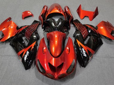Burnt Orange Black 2006-2011 ZX14R Motorcycle Fairing