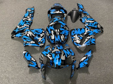 Camo & BLUE 2005-2006 CBR600RR Motorcycle Fairing