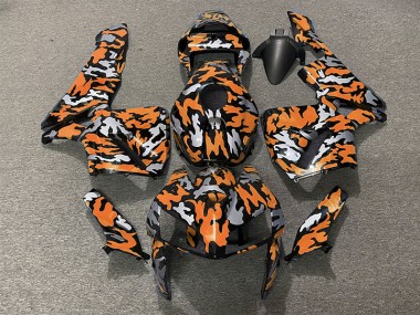 Camo & ORANGE 2005-2006 CBR600RR Motorcycle Fairing