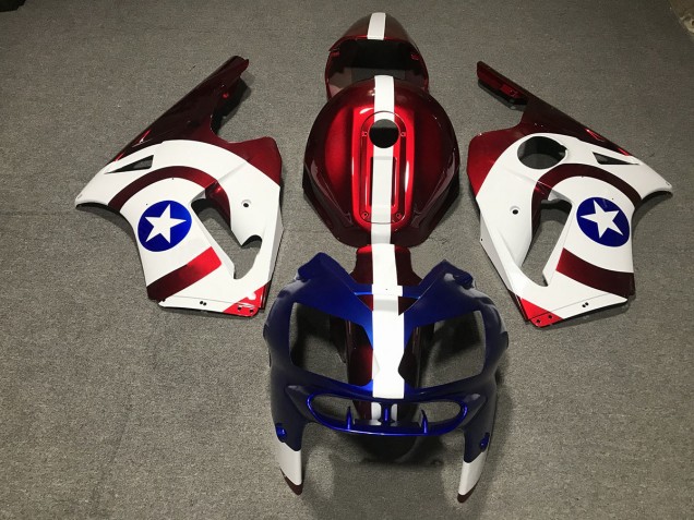 Captain America 2002-2005 ZX12R Motorcycle Fairing