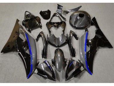 Carbon Fiber & Blue 2008-2016 R6 Motorcycle Fairing