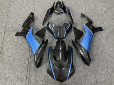 Carbon Fiber & Light Blue 2015-2019 R1 Motorcycle Fairing