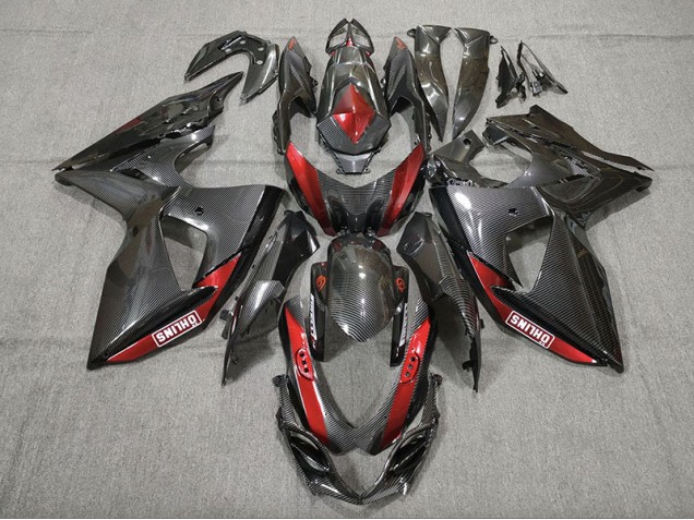 Carbon Fiber Red 2009-2016 GSXR 1000 Motorcycle Fairing
