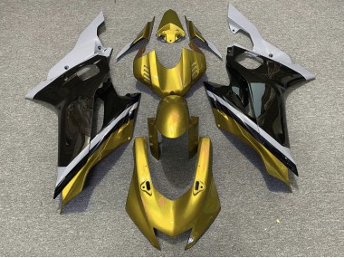 Cement Black and Gold 2017-2021 R6 Motorcycle Fairing