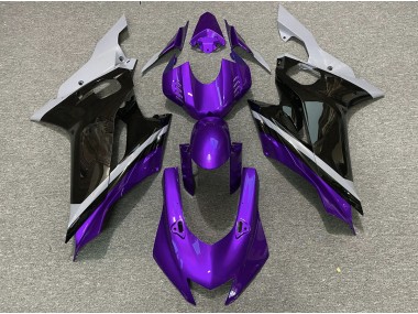 Cement Black and Purple 2017-2021 R6 Motorcycle Fairing