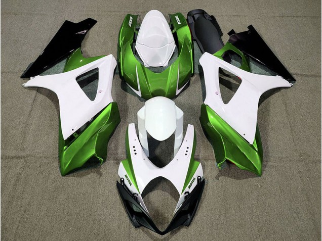 Custom Design Green 2007-2008 GSXR 1000 Motorcycle Fairing