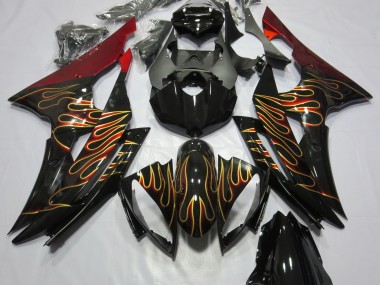 Custom Flame 2008-2016 R6 Motorcycle Fairing