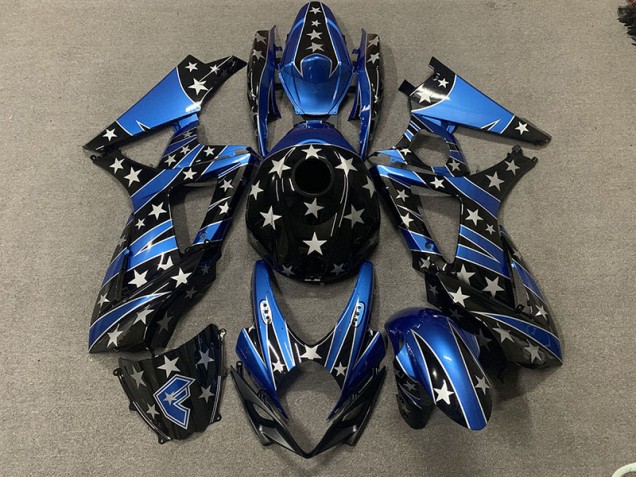 Custom Pearl Star Style 2007-2008 GSXR 1000 Motorcycle Fairing