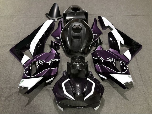 Custom Purple Carbon Bull 2013-2023 CBR600RR Motorcycle Fairing