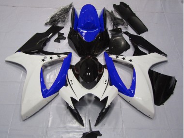 Dark Blue Star 2006-2007 GSXR 600-750 Motorcycle Fairing