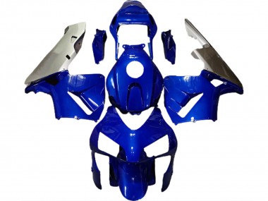 Deep Blue & Silver 2003-2004 CBR600RR Motorcycle Fairing