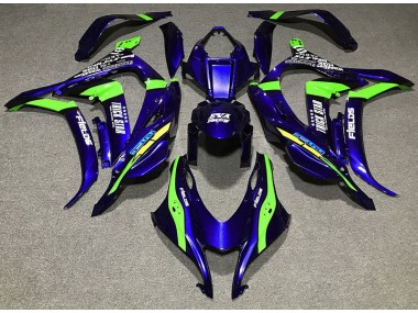 Deep Blue Trickstar 2016-2019 ZX10R Motorcycle Fairing