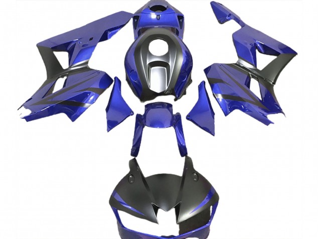 Deep Blue and Matte Black 2013-2023 CBR600RR Motorcycle Fairing