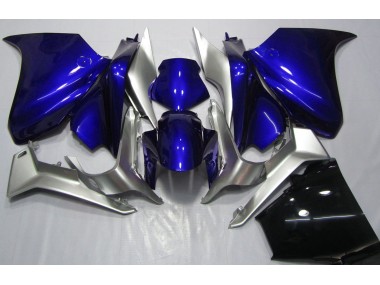 Deep Blue and Silver 2010-2013 VFR1200 Motorcycle Fairing
