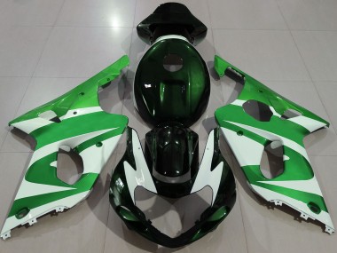 Deep Green 2000-2002 GSXR 1000 Motorcycle Fairing