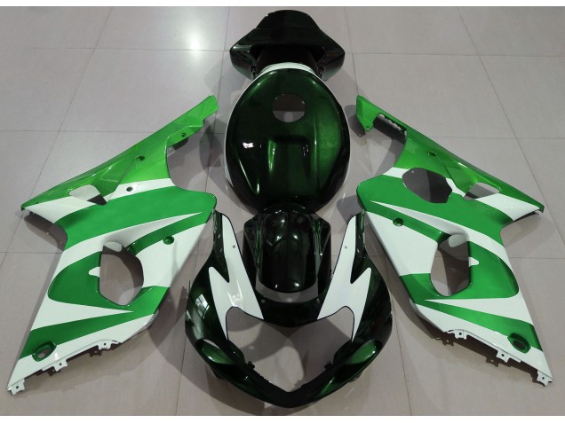 Deep Green 2000-2002 GSXR 1000 Motorcycle Fairing