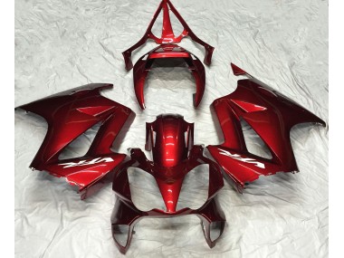 Deep Red Plain 2002-2012 VFR800 Motorcycle Fairing