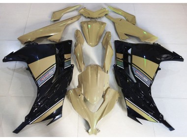 Desert Tan and Black 2013-2018 Ninja 300 Motorcycle Fairing